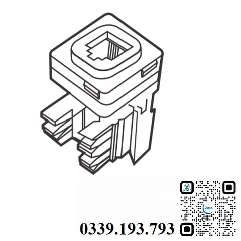 Ổ điện thoại 4 dây sino - S30RJ40