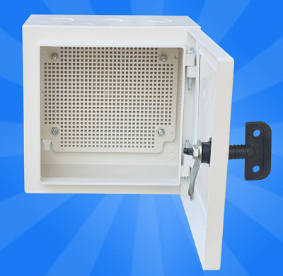 Tủ điện nhựa 200x200x130 - Lihan CVM 341N (đế bắt thiết bị bằng nhựa)