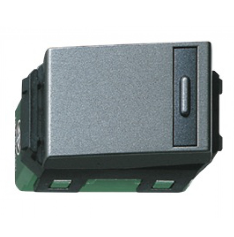 WEG55317MH - Công tắc 1 chiều màu xám ánh kim refina