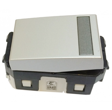 WEG55327MW - Công tắc 2 chiều màu trắng ánh kim refina