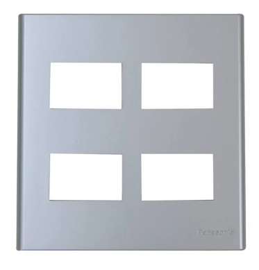 WEV68040MW - Mặt 4 thiết bị màu trắng ánh kim