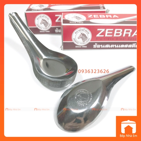 Hộp 12 Muỗng Inox Cao Cấp Zebra - Hàng Nhập Khẩu Thái Lan