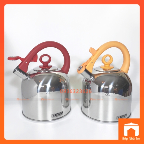 Ấm Đun Nước ZEBRA IMAGE II ( Cam - Đỏ ) 3.5L - 4.9L (Inox 304) - Hàng Nhập Khẩu Thái Lan