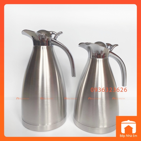 Bình Rót Nước Giữ Nhiệt Inox Cao Cấp, Bình Inox Mỏ Vịt - Hàng Cao Cấp