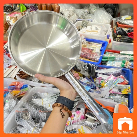 Chảo Inox 304 22cm TCOOK Cao Cấp - Hàng Việt Nam Sản Xuất