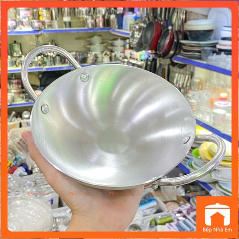 Chảo Nhôm 2 Quai Phi Mã Nhiều Size - Hàng Việt Nam Sản Xuất