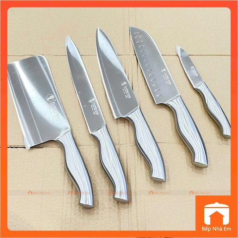 Bộ Dao Inox Nguyên Khối Cao Cấp - Hàng Nhập Khẩu Trực Tiếp