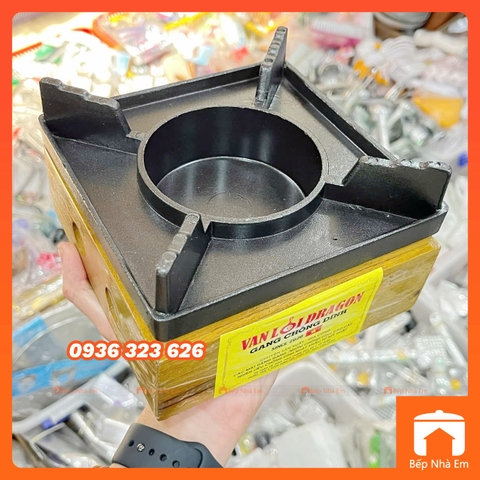 Bếp Cồn Đế Gỗ Cao Cấp - Hàng Việt Nam Sản Xuất