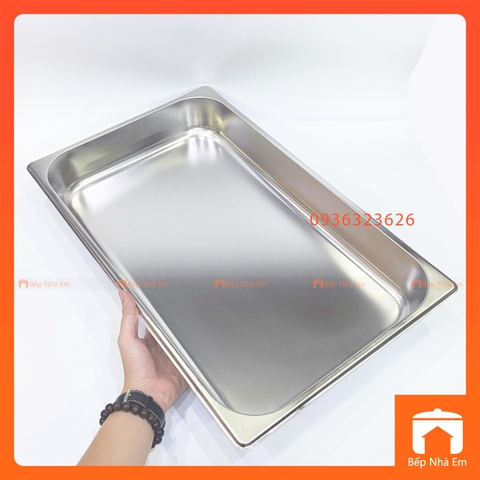 Khay Buffet, Khay Thạch, Khay GN 1/1 Dùng Cho Nhà Hàng, Khách Sạn (Inox 304) - Hàng Nhập Khẩu Cao Cấp