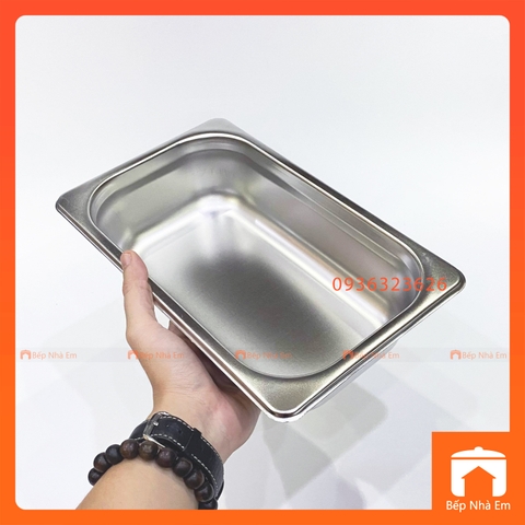Khay Buffet, Khay Thạch, Khay GN 1/4 Dùng Cho Nhà Hàng, Khách Sạn (Inox 304) - Hàng Nhập Khẩu Cao Cấp
