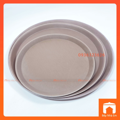 Khay Chống Trượt Tròn Nhiều Nhiều Size 28 - 36 - 40cm - Hàng Cao Cấp