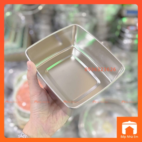 Hộp Vuông Inox 304 Có Nắp - Khay Vuông Inox 304 Có Nắp - Hàng Nhập Khẩu Trực Tiếp