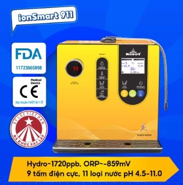 MÁY LỌC NƯỚC ROBOT IONSMART 911