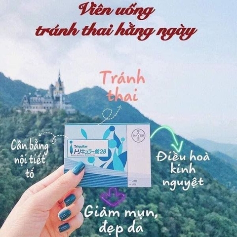 Viên uống tránh thai hàng ngày TRIQUILAR 28 viên - Nhật