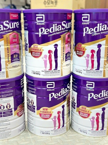 Sữa bột Pediasure Úc tím 850g