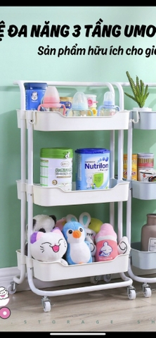 UMOO - Kệ 3 tầng đa năng