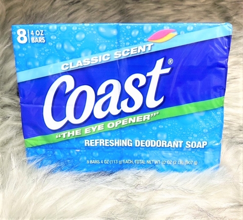 Xà bông cục Coast- Mỹ 8 cục mẫu cũ