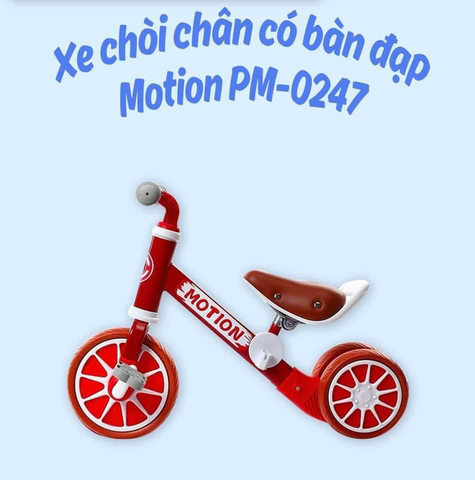Xe chòi chân Motion đỏ