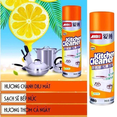 Set 2 chai Xịt tẩy vệ sinh bếp Kitchen Cleaner