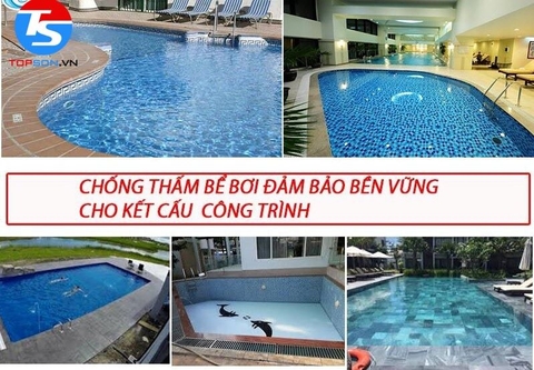 Thi công chống thấm bể bơi, bể cá koi, bể nước chuyên nghiệp tại Hà Nội
