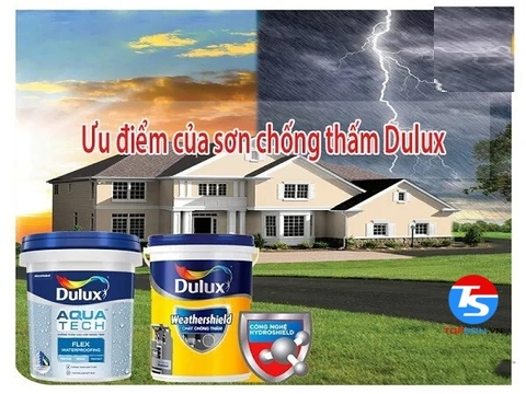 Sơn Dulux chống thấm ngoài trời ngăn nước siêu hiệu quả