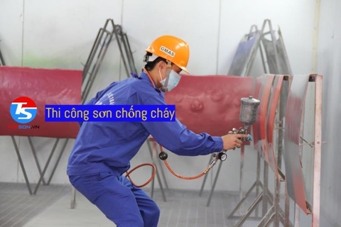 Tổng quan sơn chống cháy kết cấu thép và quy trình thi công sơn