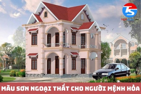 Khám phá màu sơn ngoại thất cho người mệnh hỏa