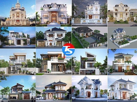 1001 Mẫu biệt thự đẹp, sang trọng và tư vấn thiết kế miễn phí