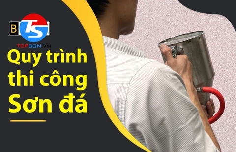 Quy trình thi công sơn giả đá đúng kỹ thuật nhà máy