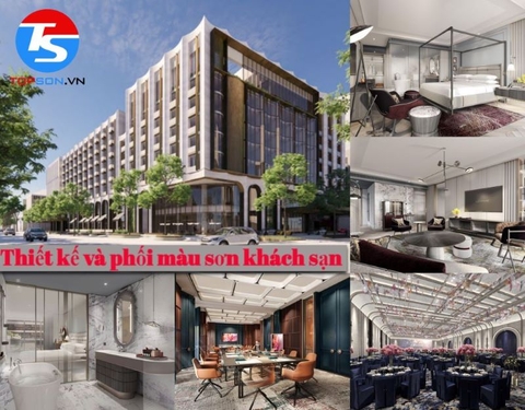 Thiết kế khách sạn và màu sơn đẹp và sang trọng hiện nay