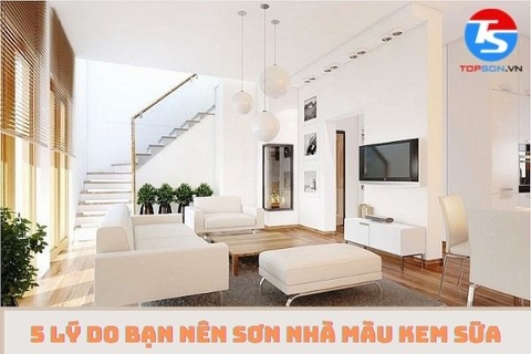 5 lý do bạn nên sơn nhà màu kem sữa trong năm nay