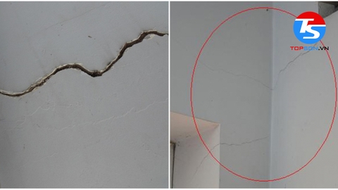 Nguyên nhân và phương pháp xử lý sơn tường bị nứt
