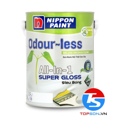 Sơn nội thất Nippon ODOUR-LESS ALL-IN-1 SIÊU BÓNG