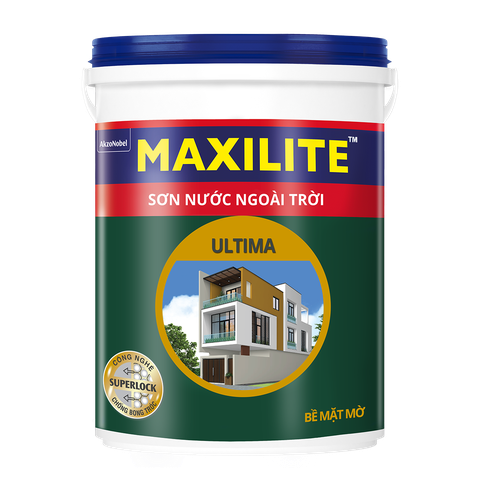 Sơn Nước Ngoài Trời Maxilite Ultima - Bề Mặt Mờ