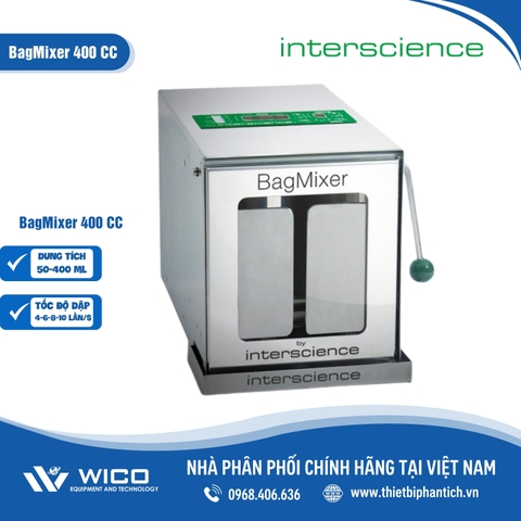 Máy Dập Mẫu Vi Sinh Interscience BagMixer 400 CC