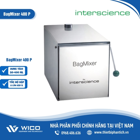 Máy Dập Mẫu Vi Sinh Interscience BagMixer 400 P/BagMixer 400 W