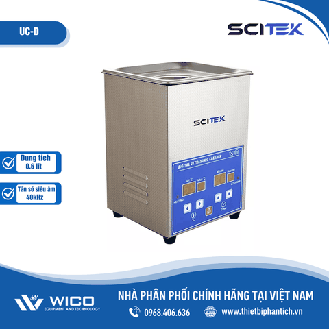 Bể Rửa Siêu Âm Scitek 0.6 Lít UC-D