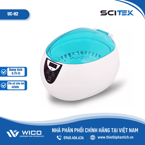 Bể Rửa Siêu Âm Scitek 0.75 Lít UC-H2