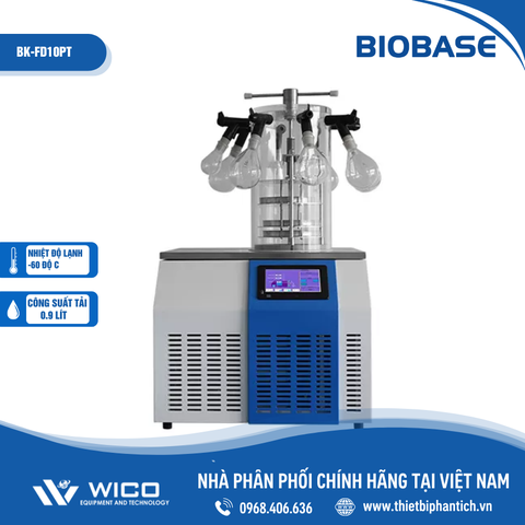 Máy Đông Khô Để Bàn Phòng Thí Nghiệm Biobase BK-FD10PT | 3 Khay