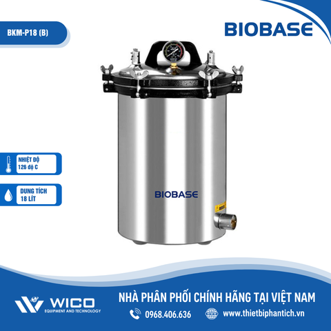 Nồi hấp Tiệt Trùng Để Bàn Biobase BKM-P18(B) và BKM-P24(B)