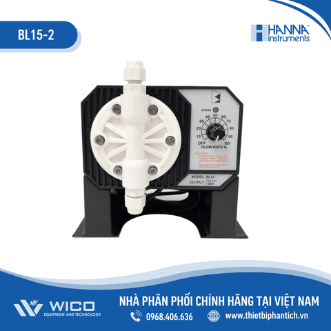 Bơm Định Lượng hóa chất lỏng Black Stone 15.2 lít/giờ 1 bar BL15-2
