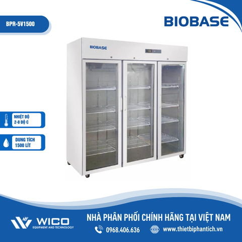 Tủ Bảo Quản 2-8 độ C BPR-5V1500 Biobase | 1500 Lít