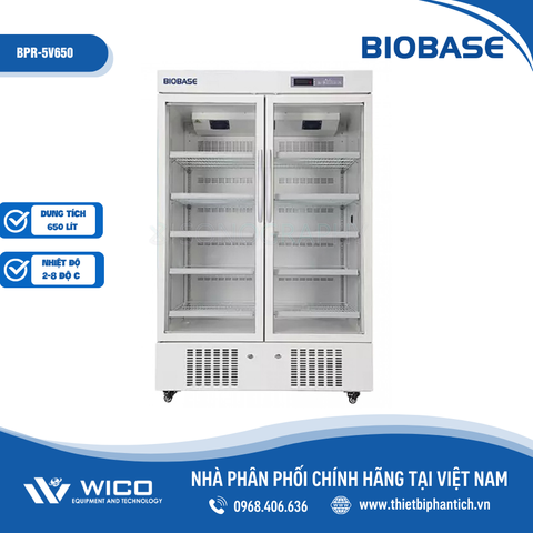 Tủ Bảo Quản Mẫu 2-8 Độ C Biobase BPR-5V650 Và BPR-5V1500