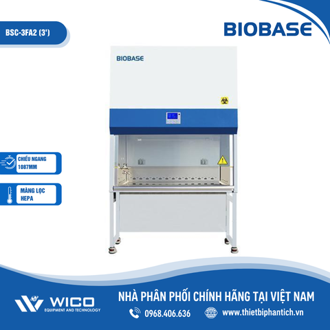 Tủ An Toàn Sinh Học Cấp 2 Kiểu A2 Biobase BSC-3FA2(3') và BSC-4FA2(4')