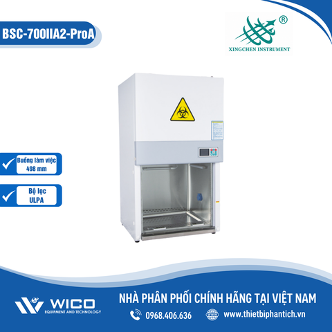 Tủ An Toàn Sinh Học Trung Quốc Xingchen BSC-700IIA2-ProA | 498mm