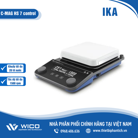 Máy khuấy từ Đức 1500 vòng/phút IKA C-MAG HS 7 control | 20 lít