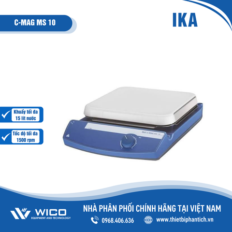 Máy khuấy từ Đức 1500 vòng/phút IKA C-MAG MS 10 | 15 lít