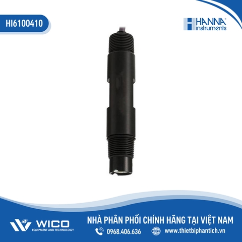 Điện Cực pH Phẳng Đo Online Dùng Pin Với Dây Cáp 10m HI6100410