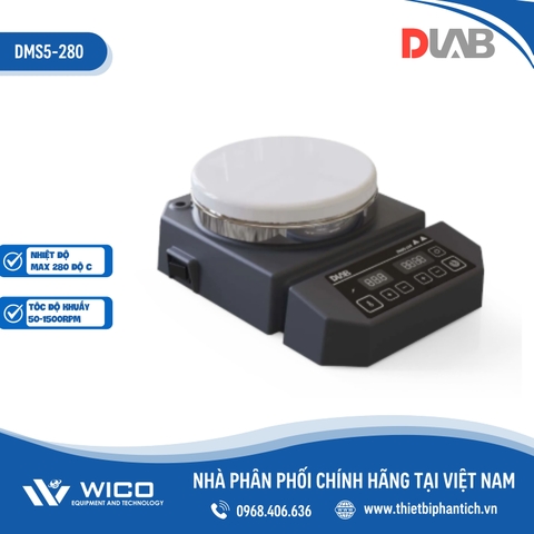 Máy Khuấy Từ Gia Nhiệt Dlab DMS5-280 | Tối Đa 280 Độ C
