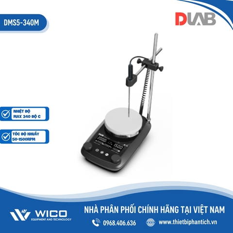 Máy Khuấy Từ Gia Nhiệt Dlab DMS5-340M | Tối Đa 340 Độ C